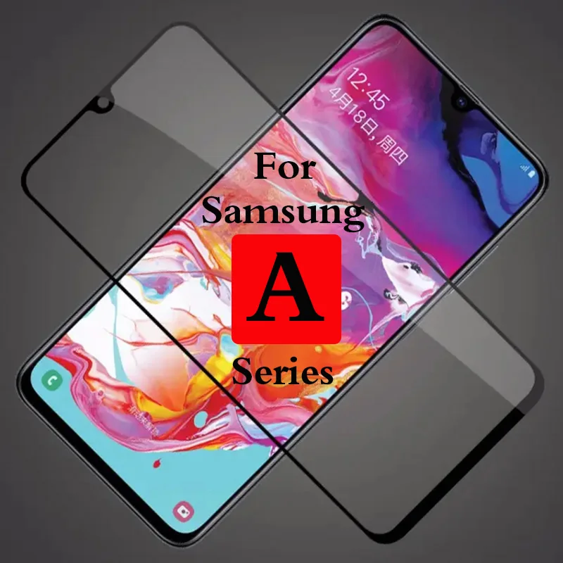 Чехол из закаленного стекла для samsung galaxy a10 a20 a30 a40 a50 a60 a70 a80 a90 10 20 30 40 50 60 70 80 на
