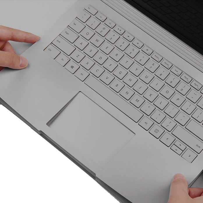 XSKN для microsoft Surface Book наклейка кожаный чехол наклейки, Премиум 3M поверхность наклейка для книги корпус ноутбука серый декоративный протектор
