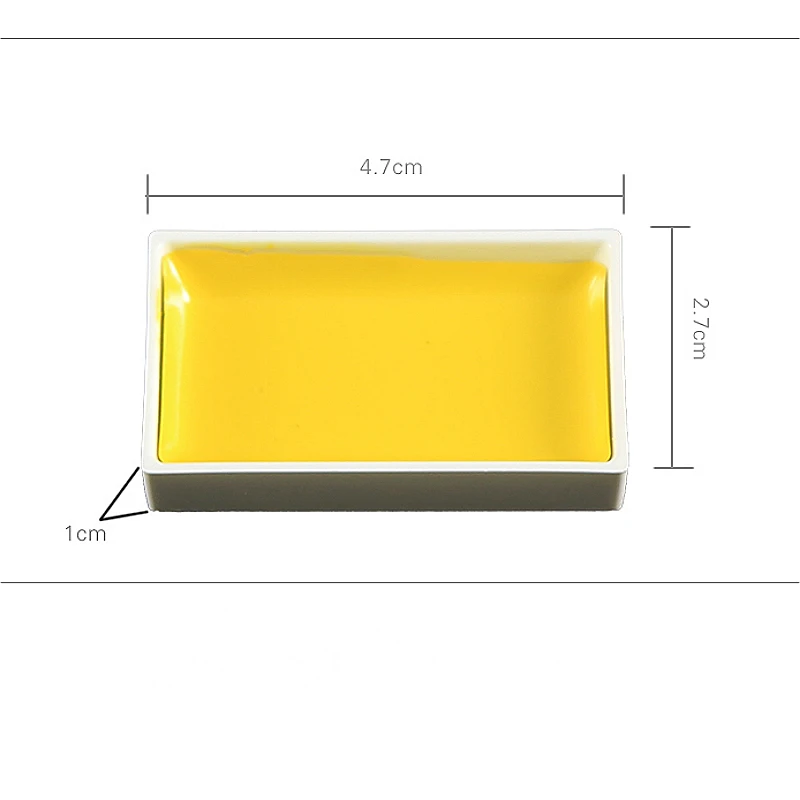 Зиг Kuretake Твердые акварельные краски в наборе свободно растворимые
