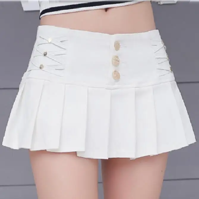 Мини юбка карандаш Женская Плиссированная модная эластичная короткая стрейч для