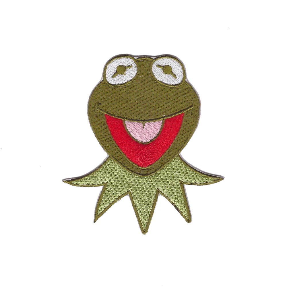 Аппликация для нанесения наклеек на лицо лягушки KERMIT muppets|Заплатки| |