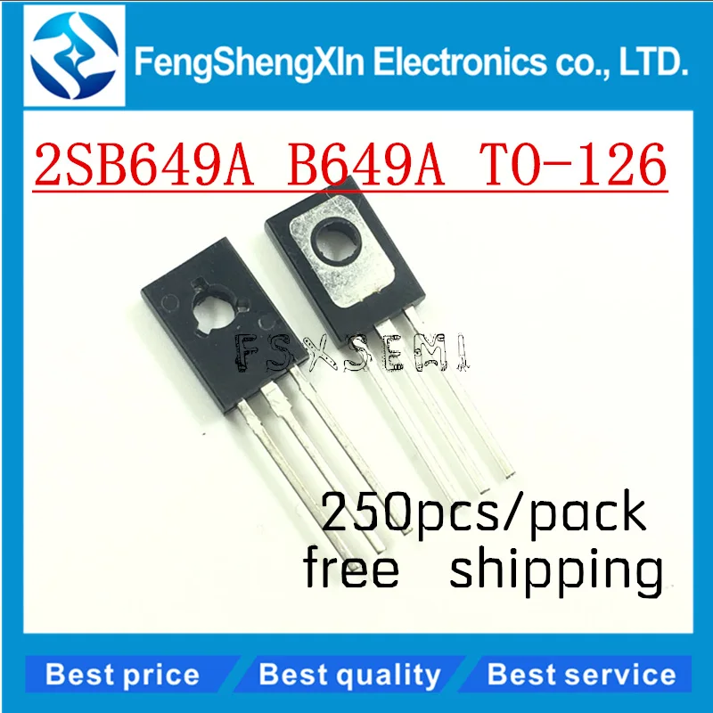 250 шт./лот Новый Транзистор мощности 2SB649A B649A TO 126 PNP|lot lot|transistor powertransistor pnp |