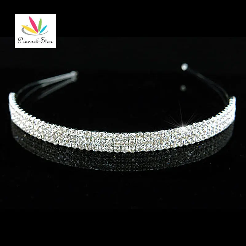 Повязка на голову с павлиньими звездами для подружек невесты свадебной