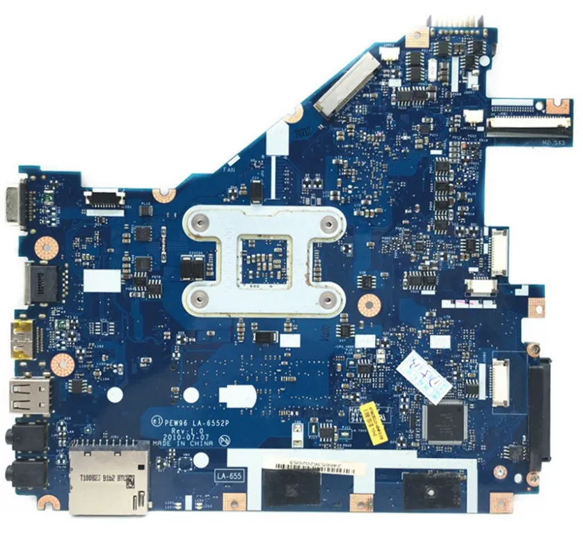 Материнская плата для ноутбука ACER 5552 MBR4602001 MB.R4602.001 PEW96 LA 6552P 100% протестированная
