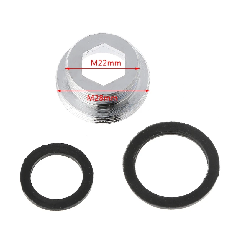 New High quality Solid Metal Adaptor Outside Thread Water Saving Kitchen Faucet Tap Aerator Connector