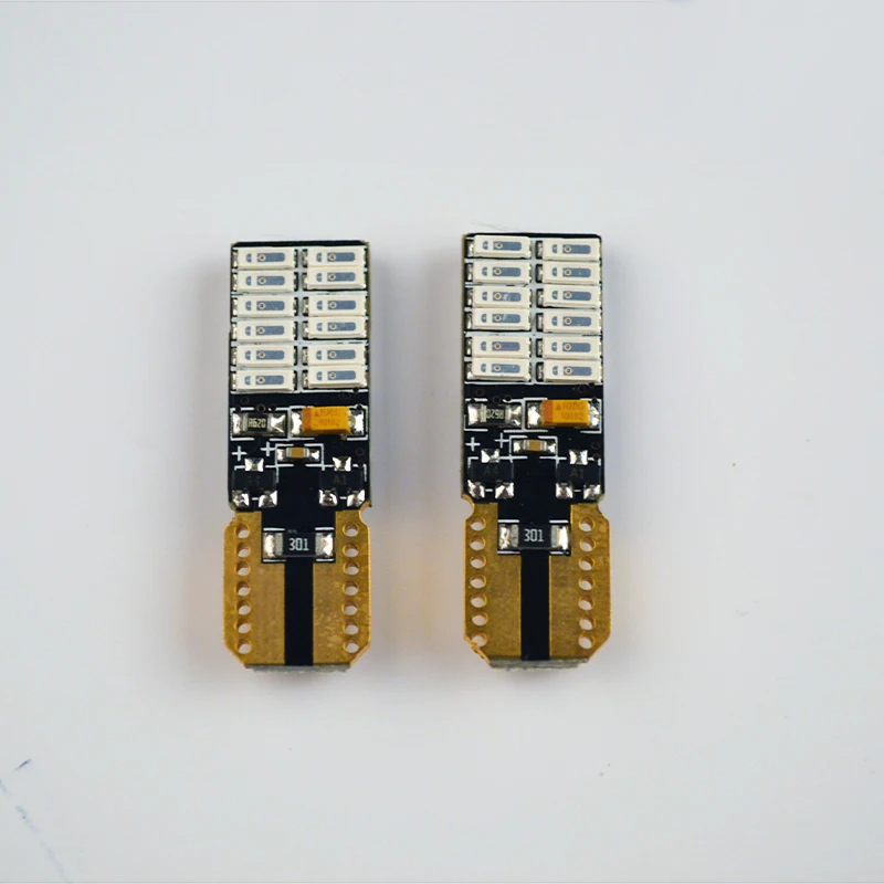 Flytop супер яркий T10 W5W 3014 SMD 24 светодиодный светильник Canbus для чтения 1 шт.
