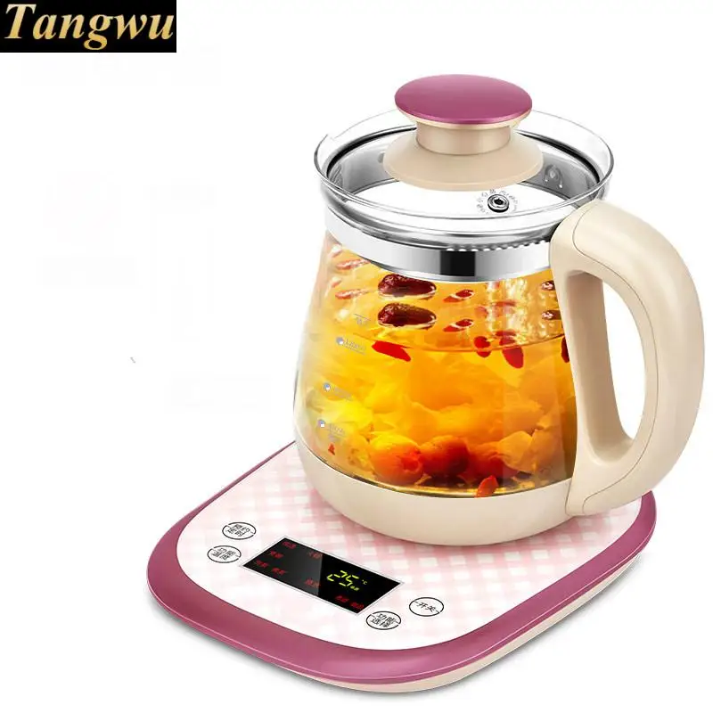 

Full automatic and thickened glass multi-purpose tea pot boiling pot, black