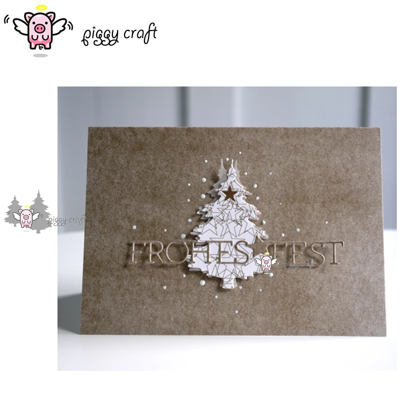 Металлические Вырубные штампы форма для вырезания 2 шт. украшение рождественской