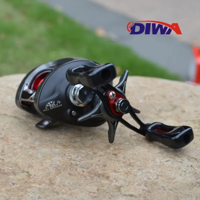 DWIA 10 * 1BB металлическая катушка для ловли рыбы 8 1: 1 длинная съемка левая/правая