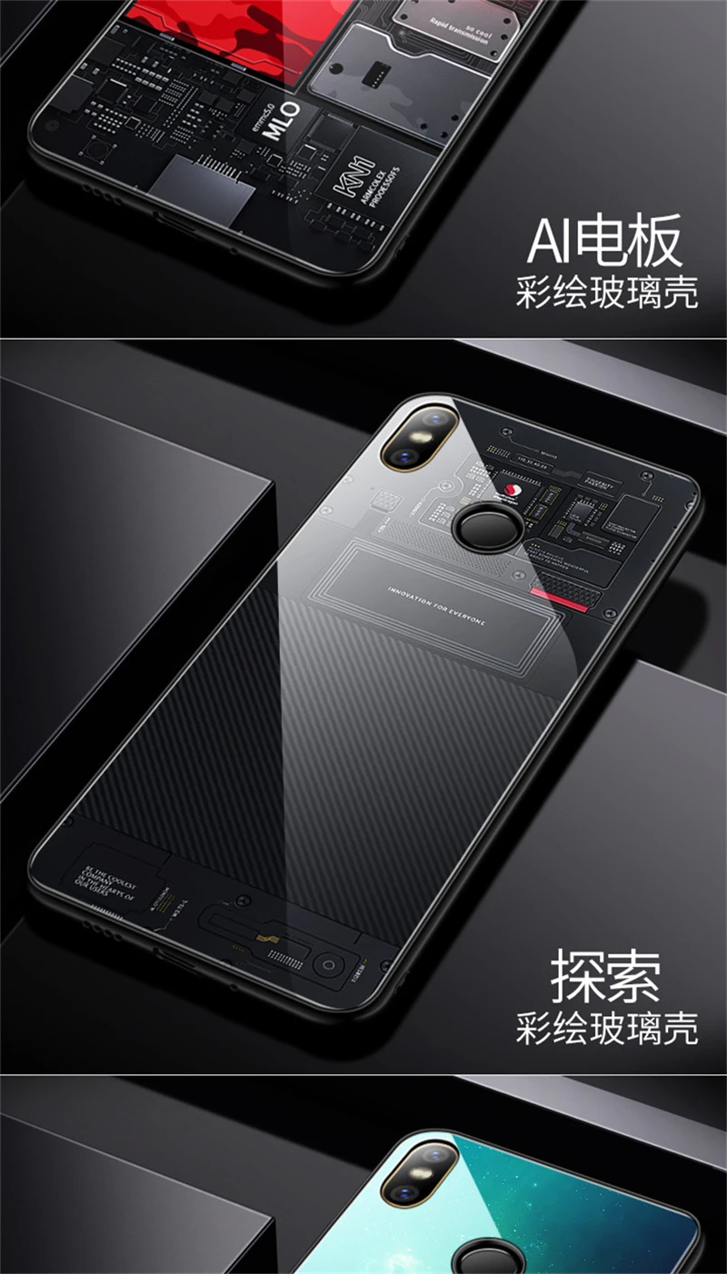 Aixuan стеклянный чехол для Xiaomi Mi Mix 2 Чехол из закаленного стекла силиконовый защитный чехол для телефона s для Xiaomi Mi Mix 2s