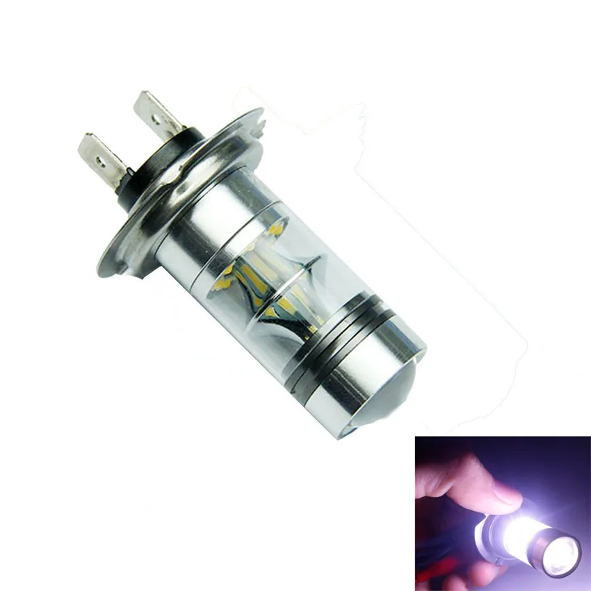 Светодиодсветодиодный лампы H7 6000K 100W 20-SMD проектор противотуманный DRLHID белый Ma23 |