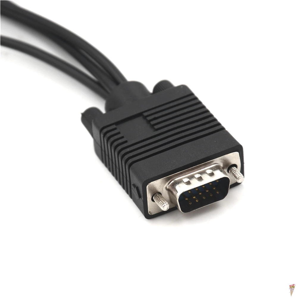 1 шт. видео кабель для ПК ноутбука HDTV разъем VGA папа к S-Video 3 RCA Джек Женский