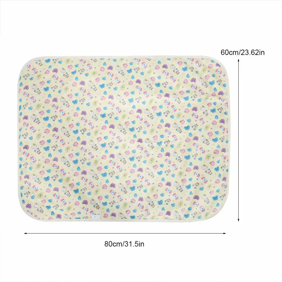 Пеленки для младенцев, пеленальный коврик 60X80 см, пеленальный коврик для новорожденных, водонепроницаемый многоразовый коврик для мочи, горячая Распродажа матрасов