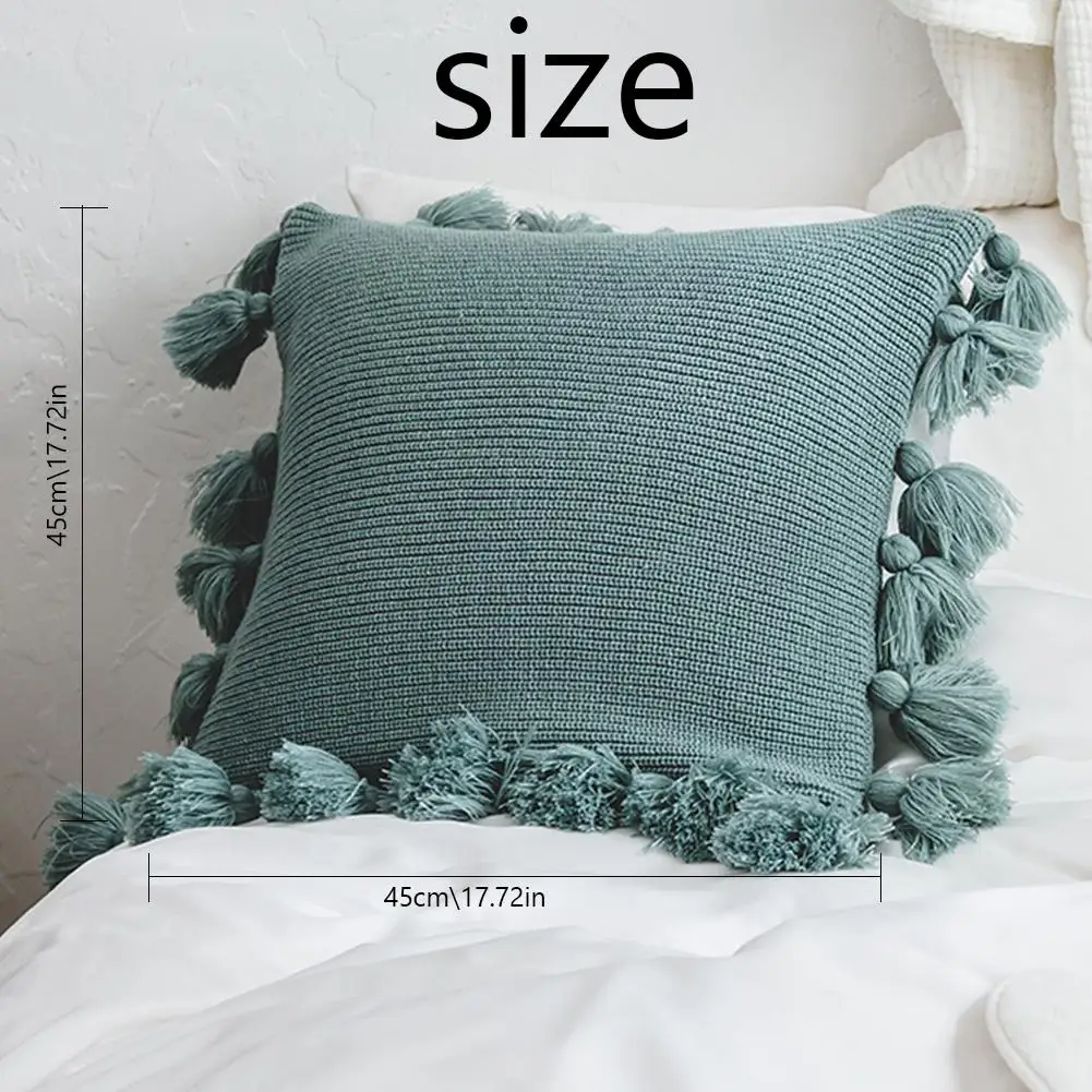 45*45 см Высокое качество домашняя мягкая вязаная обруч наволочка фонарик мяч