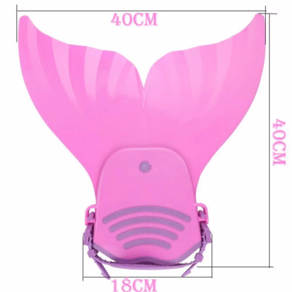 Mounchain дети Русалка хвост моноласт плавательная плавники регулируемые для