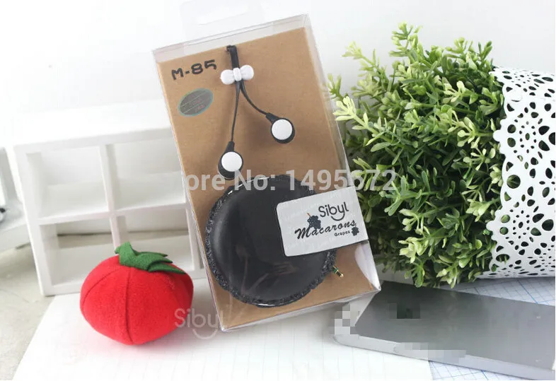 Дизайнерские наушники-вкладыши Macarons наушники гарнитура для iPhone xiaomi симпатичные