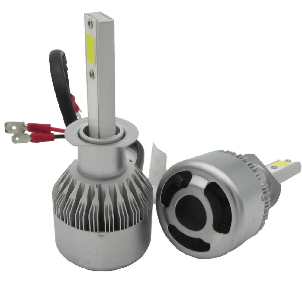 2 шт. Автомобильные светодиодные лампы H1 55 Вт 6000 К лм|h1 55w|car headlightlight source |