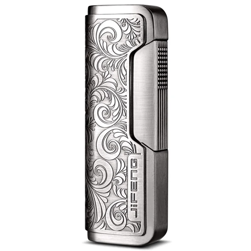 Ветрозащитная зажигалка с высокой мощностью реактивный дизайн гравировкой для