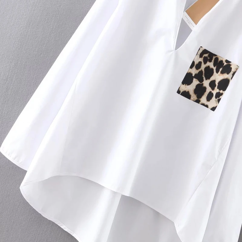 Летняя Свободная шифоновая блузка в стиле Харадзюку 2019 женская одежда модные