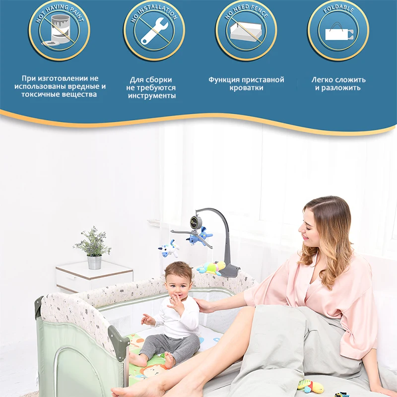 Coolbaby baby Переносная детская кроватка многофункциональная складная кроватка для младенца с Смена подгузников стол путешествия детская игра кровати для детская колыбель