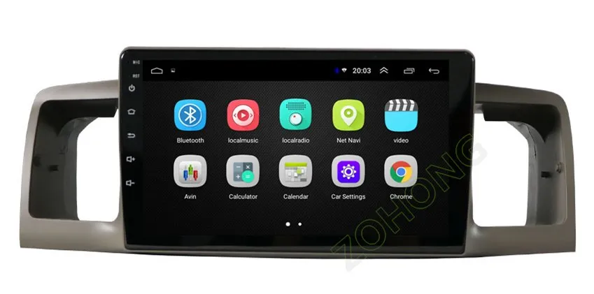 4G DSP 36EQ Android9.0 Автомобильный мультимедийный dvd-плеер для Toyota Corolla E120 EX для BYD F3 Авторадио автомобильный gps-навигация, радио, стерео