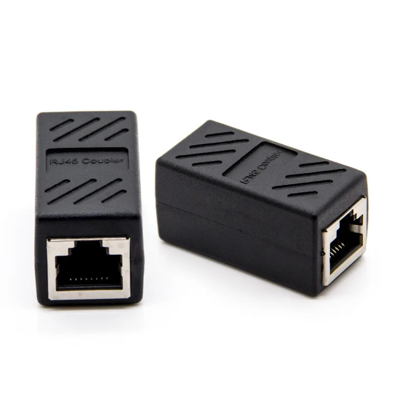 RJ45 сетевой интернет Разъем LAN адаптер расширитель инжектор для сети мини двойной