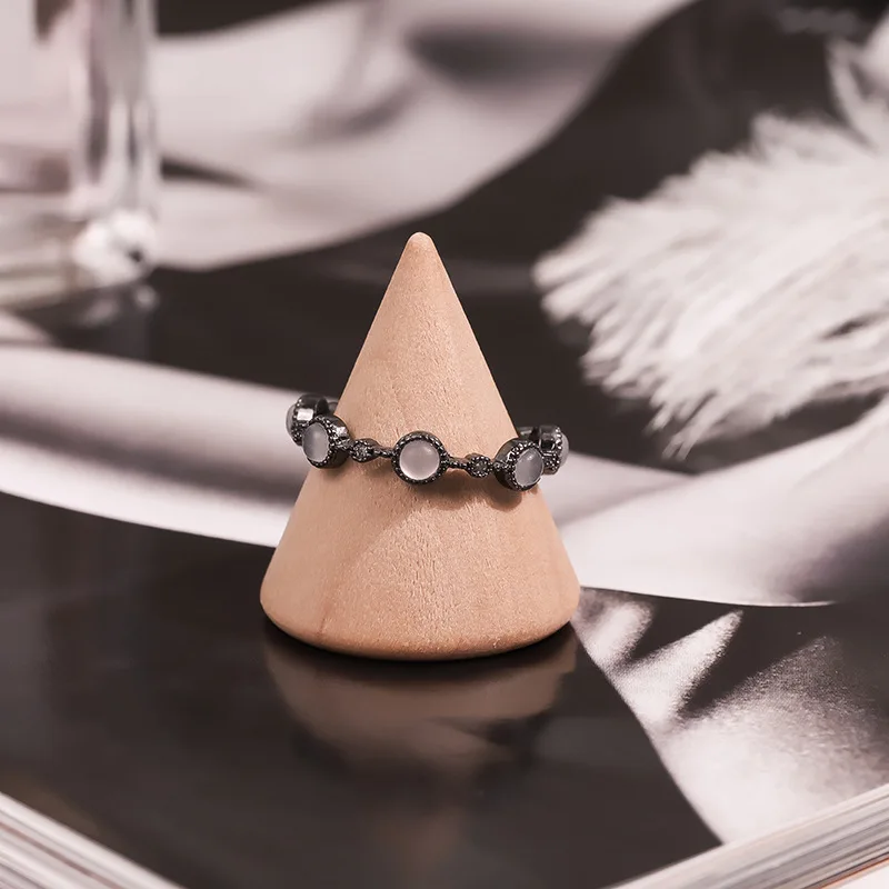 Прямая поставка оптовая продажа с фабрики кольцо блестящим кристаллом циркония