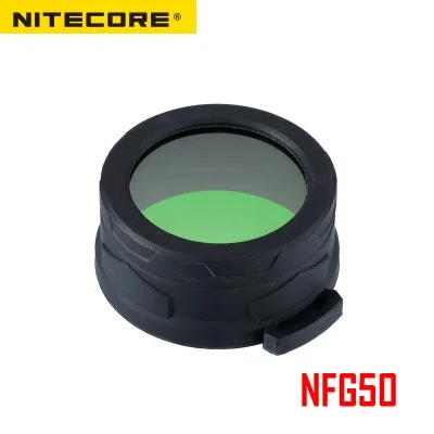 Nitecore NFR50 NFG50 разноцветный фильтр для фонарика 50 мм подходит для фонарь с головкой 50 мм