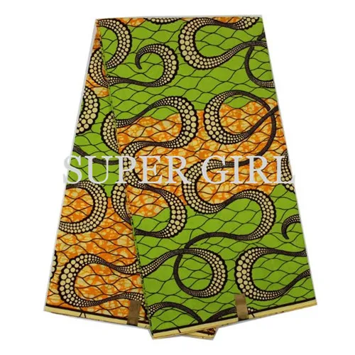 Африканской Печати на Ткани Хлопчатобумажные реальный Воск 100% хлопок для Женщин