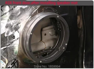 Для Mitsubishi ASX LANCER PAJERO Outlander, передняя и задняя двери, коврик для динамика, адаптер, пластины, кронштейн, кольцо 6,5 дюйма