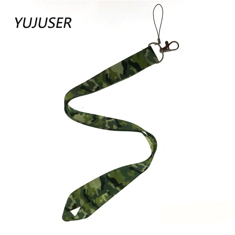 YUJUSER 1 шт. Камуфляжный узор шейный ремешок шнурок для сотового телефона USB ID бейдж