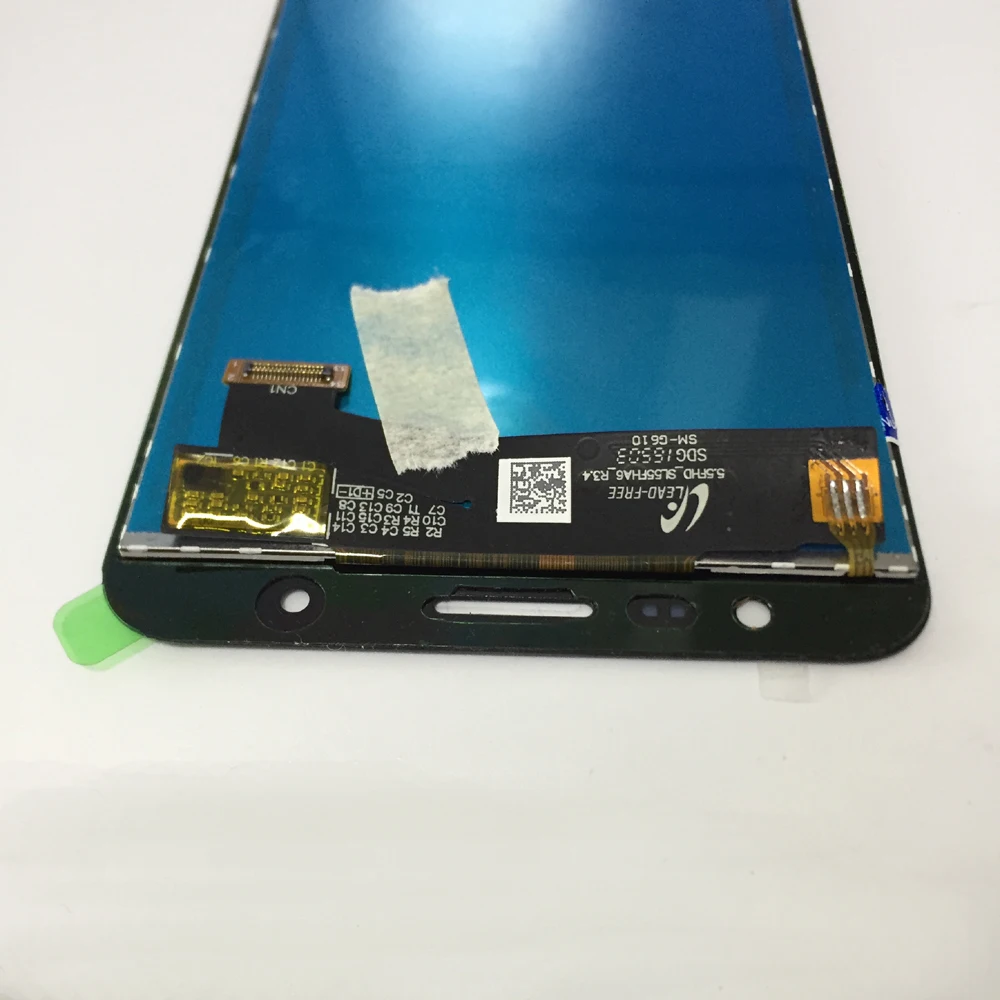 Регулируемая яркость для Samsung Galaxy J7 Prime G610F G6100 G610M сенсорная панель дигитайзер + ЖК
