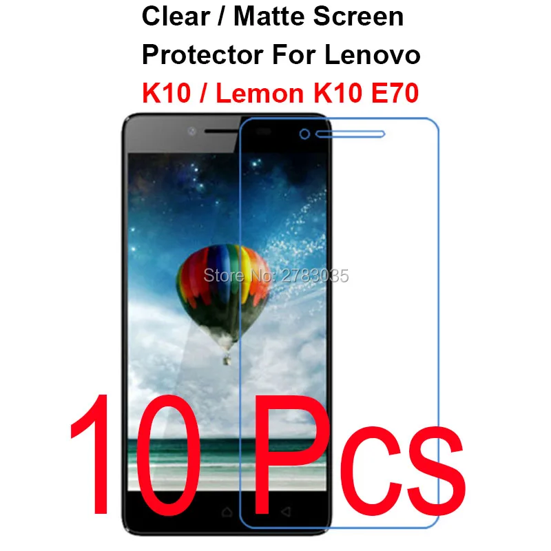 Прозрачная/Антибликовая матовая защитная пленка HD для Lenovo Lemon k10 e70 K10e70 10 шт./Лот