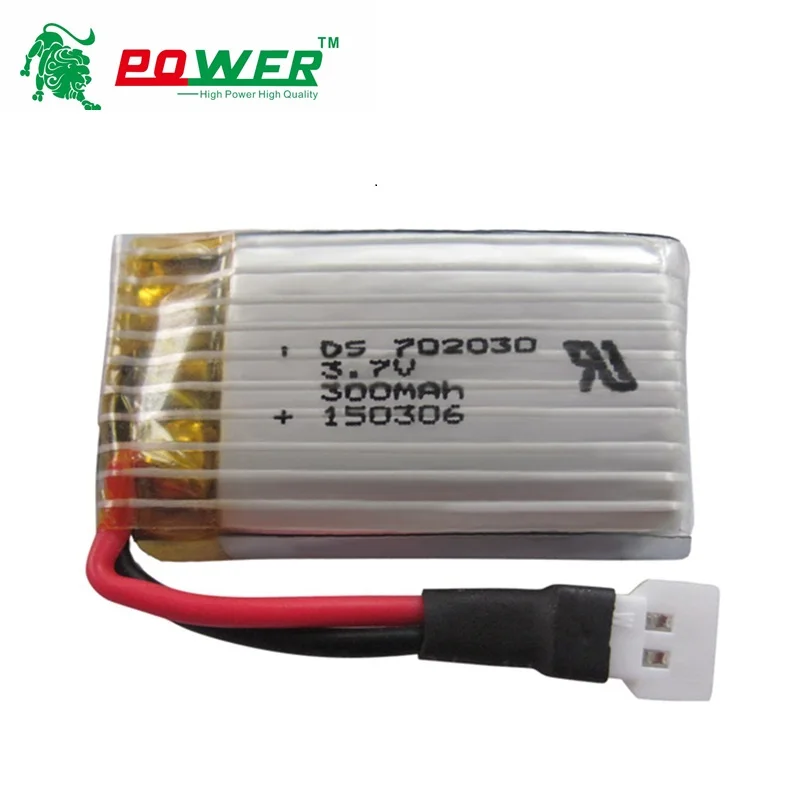 3,7 V перезаряжаемые батареи 300mAH Lipo батарея для Udi U816 U830 F180 E55 FQ777 FQ17W Hubsan H107 Syma X11C FY530 RC батарея