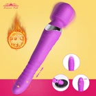 Вращающийся вибратор точки G для женщин AV Волшебная палочка массажер водонепроницаемый фаллоимитатор секс-игрушки Стимулятор клитора взрослые сексуальные игрушки