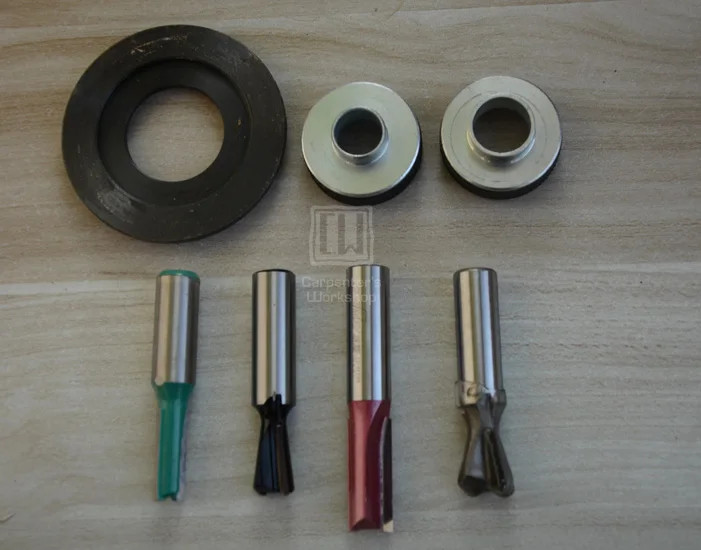 Dovetail bits set 1" ласточкин хвост шаблон для деревообрабатывающий ящик DIY - Цвет: Dovetail bits set