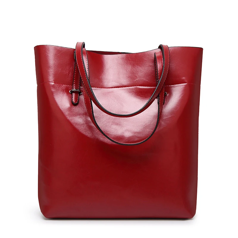 Высококачественные Сумки из искусственной кожи с масляным воском Большая