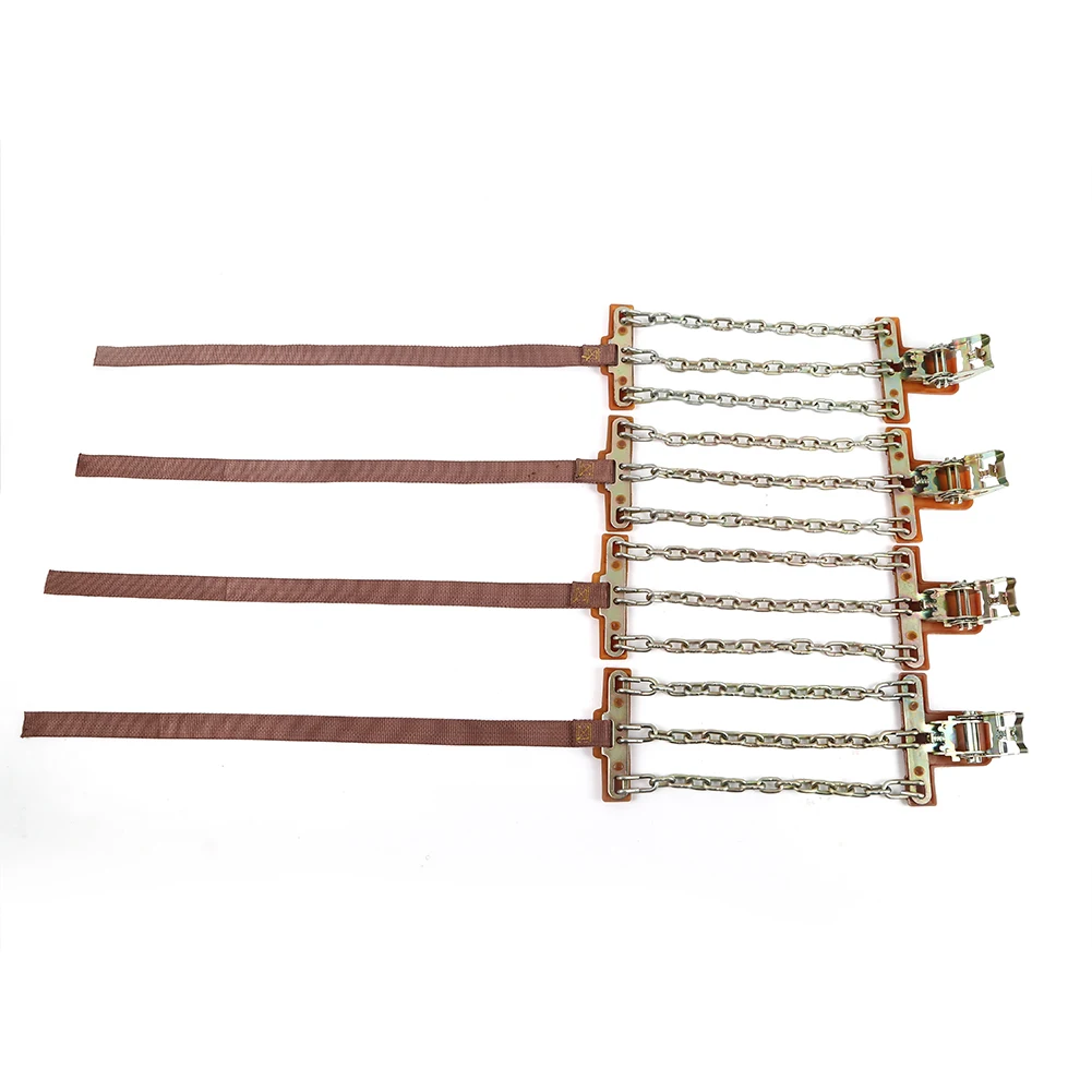 Tire Anti-skid Steel Chain Snow Mud Car Security Tyre Belt Clip-on Chain for Car Truck SUV 4pcs/6pcs Dropship 9.29