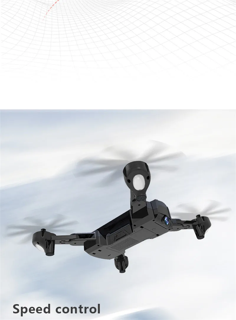 F196 мини складной Дрон с 2.0MP HD камерой Rc вертолет оптический поток локализация RC Квадрокоптер детские игрушки vs SG900