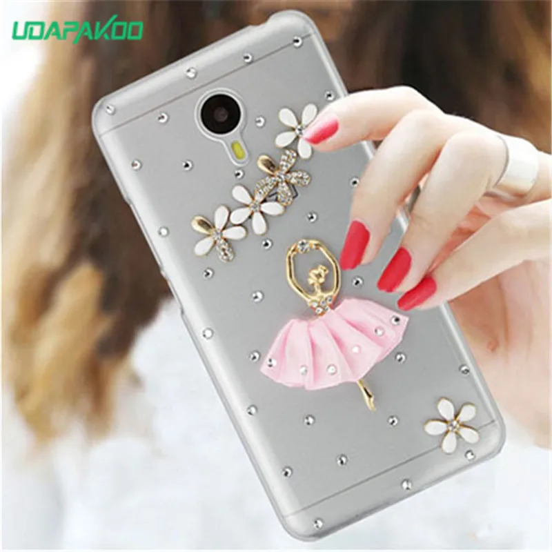 Шикарный милый чехол для телефона DIY со стразами Meizu M6 M5 M3 M2 NOTE 15 LITE 16 Pro 5 6 7 Plus M6S M6T MX6
