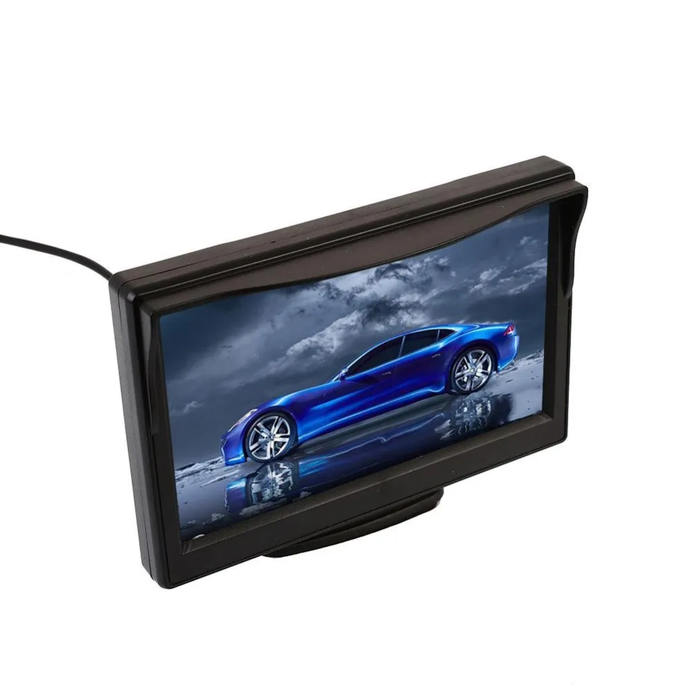 5 дюймов автомобиля зеркало заднего вида монитор HD 800*480 на тонкопленочных