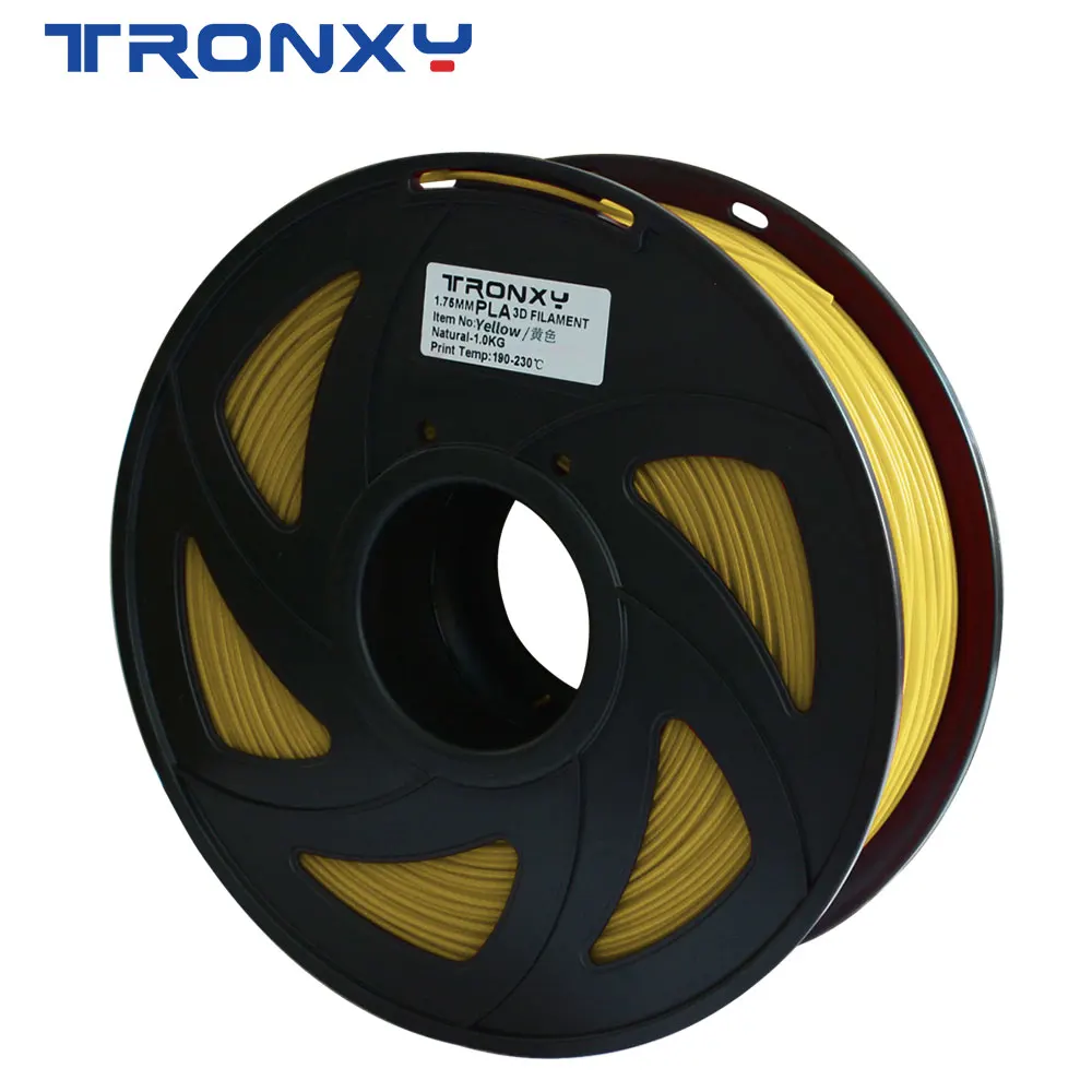 PLA нить Tronxy 1 кг 75 мм для 3D принтера экструдер резиновые расходные материалы