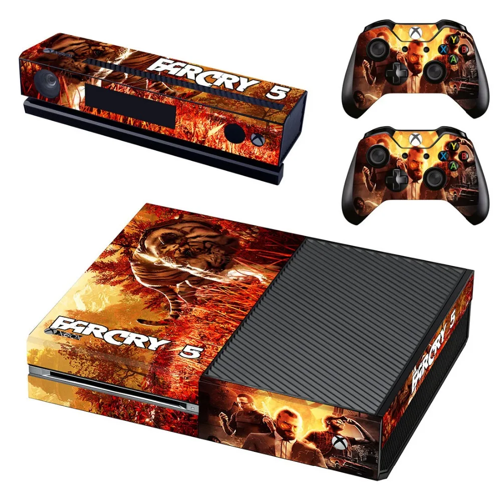 Far Cry 5 Skins наклейка s для Xbox One игры виниловые наклейки для кожи наклейка консоль контроллер Защитная крышка новое поступление