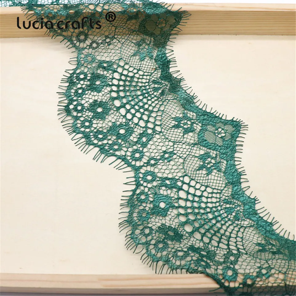 Lucia crafts 3 ярда 9,5 см 9 цветов вариант Цветочная вышивка кружевная ткань отделка ленты DIY шитье ручной работы материалы R0503