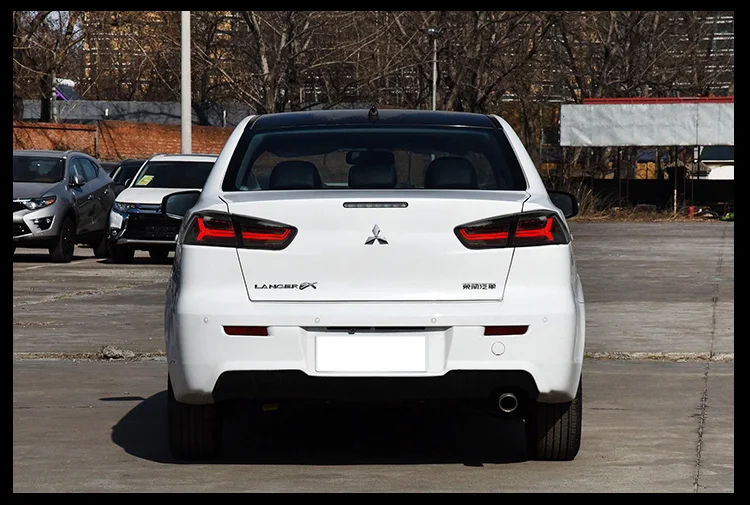 AKD автомобильный Стайлинг для Mitsubishi Lancer задние фары 2008- Lancer EX светодиодный задний фонарь DRL сигнал тормоза заднего хода авто аксессуары