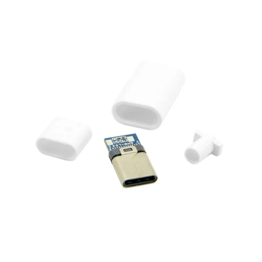 CableCC DIY 24pin USB 3. 0 Type C Стандартный Штекерный разъем SMT типа с 3 1 мм SR и крышкой корпуса