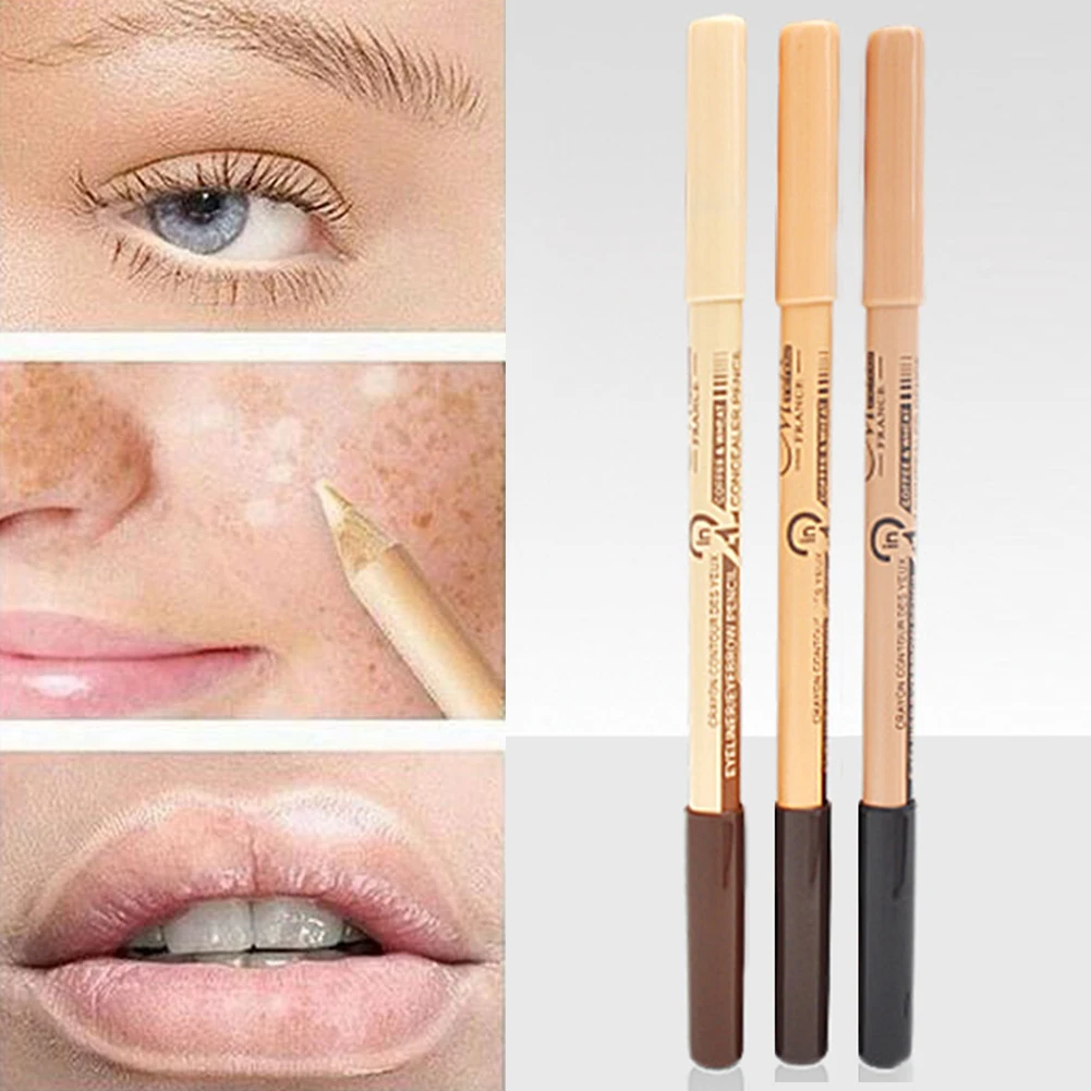 2 в 1 двухсторонний макияж водонепроницаемый основа для бровей карандаш