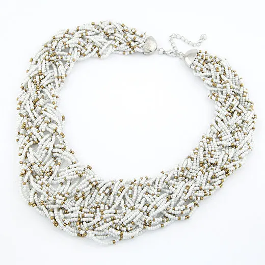 Bohemian Style Fashion Jewelry Seed Beads Necklaces Pendants for Women collares 2019 Choker Statement Necklace colares femininos | Украшения
