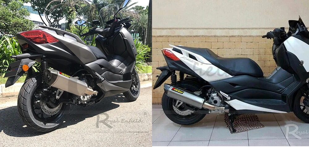 Подходит для всех 51 мм Глушитель без шнуровки установка Yamaha XMAX X MAX 250 300 400 XMAX250 2017