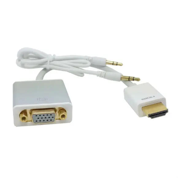 Выходной адаптер HDMI VGA с Micro USB и аудио для проектора монитора ТВ компьютера|to
